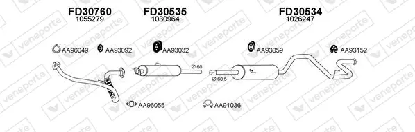 Изпускателна система VENEPORTE           