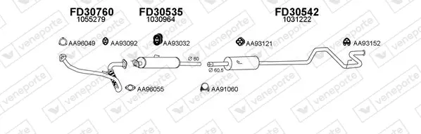 Изпускателна система VENEPORTE           