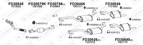 Изпускателна система VENEPORTE           