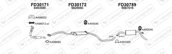 Изпускателна система VENEPORTE           