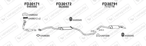 Изпускателна система VENEPORTE           