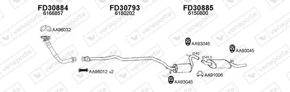 Изпускателна система VENEPORTE           