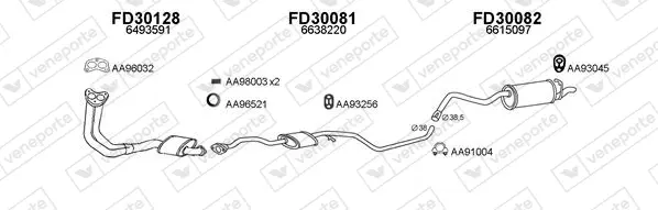 Изпускателна система VENEPORTE           