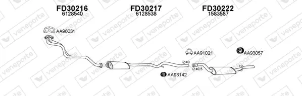 Изпускателна система VENEPORTE           