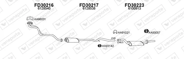 Изпускателна система VENEPORTE           