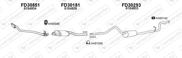Изпускателна система VENEPORTE           
