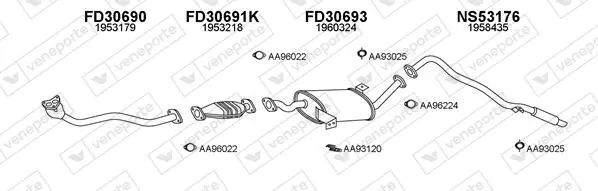 Изпускателна система VENEPORTE           