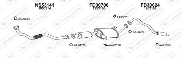 Изпускателна система VENEPORTE           