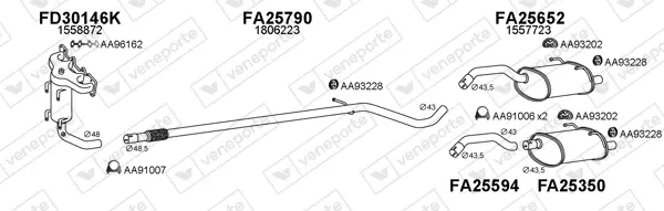 Изпускателна система VENEPORTE           