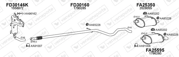 Изпускателна система VENEPORTE           