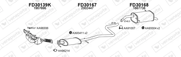 Изпускателна система VENEPORTE           