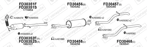 Изпускателна система VENEPORTE           