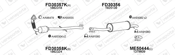 Изпускателна система VENEPORTE           