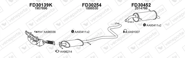 Изпускателна система VENEPORTE           