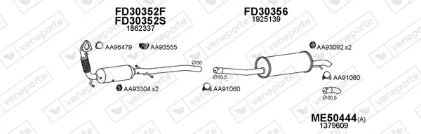 Изпускателна система VENEPORTE           
