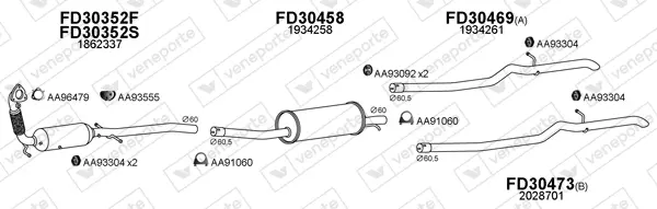 Изпускателна система VENEPORTE           