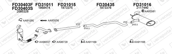 Изпускателна система VENEPORTE           