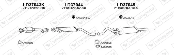Изпускателна система VENEPORTE           