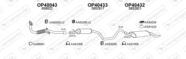 Изпускателна система VENEPORTE           