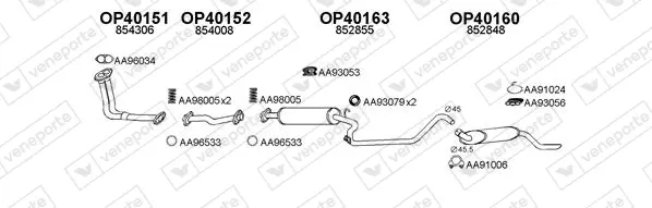 Изпускателна система VENEPORTE           