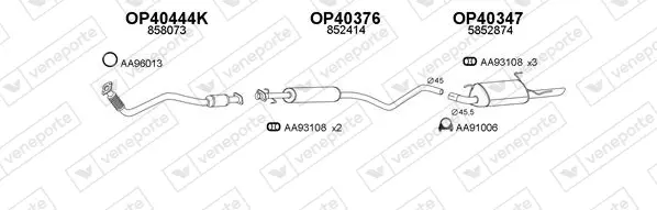 Изпускателна система VENEPORTE           
