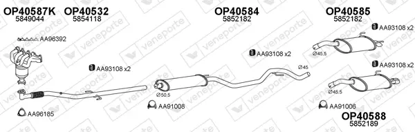 Изпускателна система VENEPORTE           