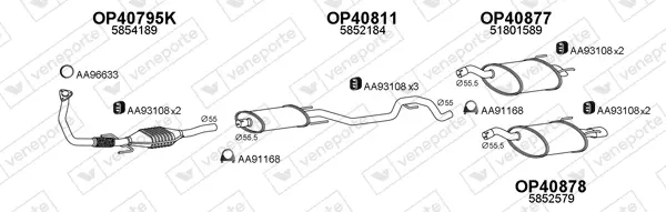 Изпускателна система VENEPORTE           