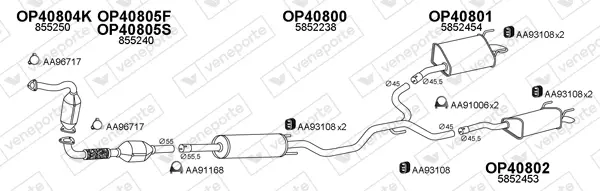 Изпускателна система VENEPORTE           