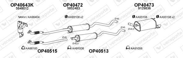 Изпускателна система VENEPORTE           