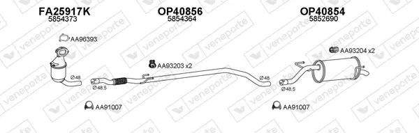 Изпускателна система VENEPORTE           