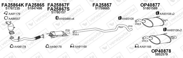 Изпускателна система VENEPORTE           