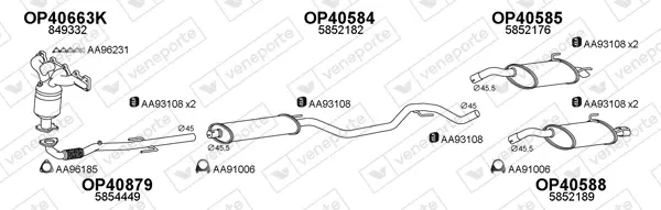 Изпускателна система VENEPORTE           