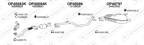 Изпускателна система VENEPORTE           