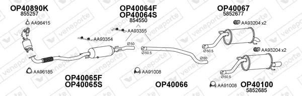 Изпускателна система VENEPORTE           