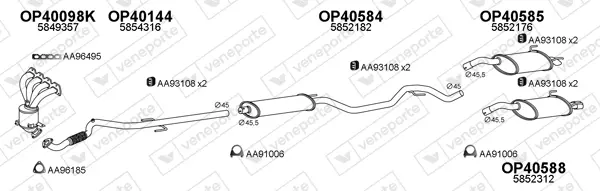 Изпускателна система VENEPORTE           