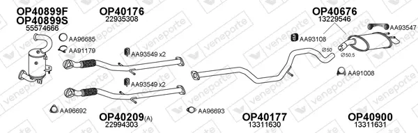 Изпускателна система VENEPORTE           