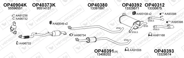 Изпускателна система VENEPORTE           