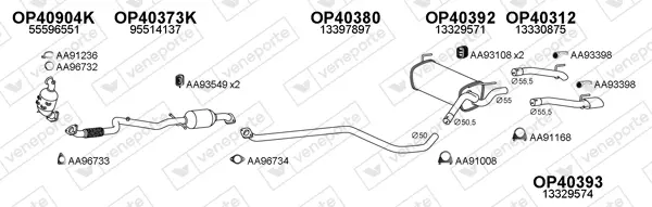 Изпускателна система VENEPORTE           