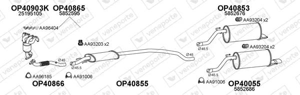 Изпускателна система VENEPORTE           