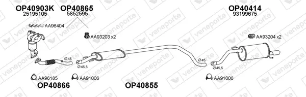 Изпускателна система VENEPORTE           