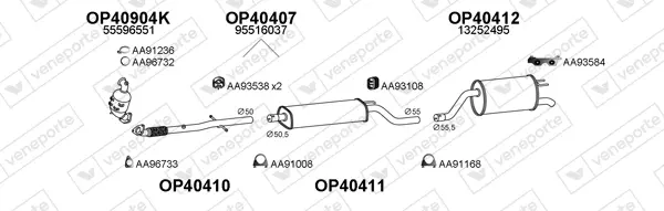 Изпускателна система VENEPORTE           