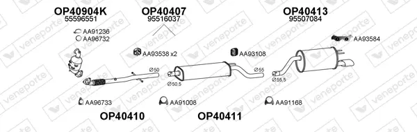Изпускателна система VENEPORTE           