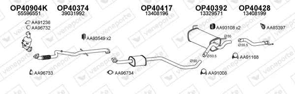 Изпускателна система VENEPORTE           