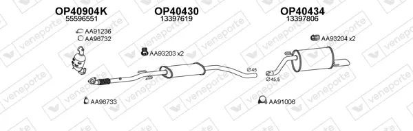 Изпускателна система VENEPORTE           