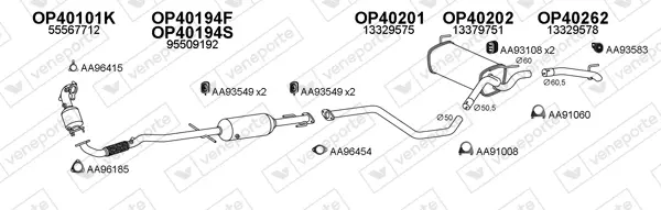 Изпускателна система VENEPORTE           