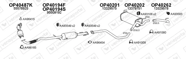 Изпускателна система VENEPORTE           