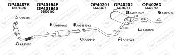 Изпускателна система VENEPORTE           