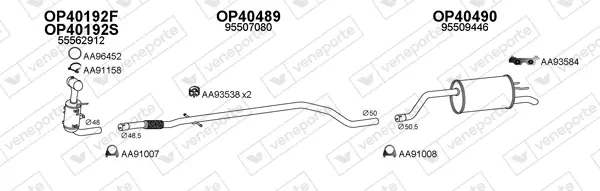 Изпускателна система VENEPORTE           