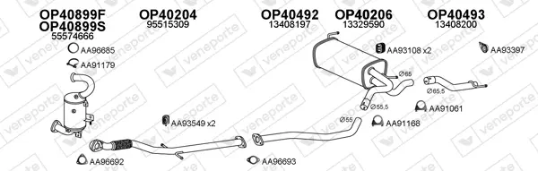 Изпускателна система VENEPORTE           