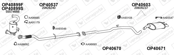 Изпускателна система VENEPORTE           